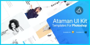 Ataman UI Kit - Templates for Photoshop