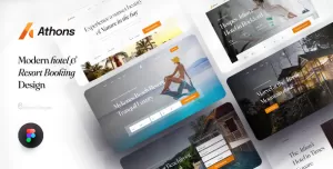Athons - Hotel & Resort Booking Figma Template
