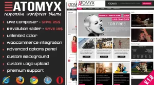 Atomyx- - WordPress Theme