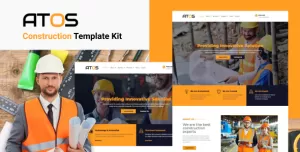 Atos - Construction Elementor Template Kit