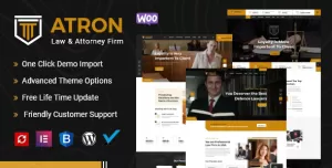 ATRON  Attorney & Lawyers WordPress Theme