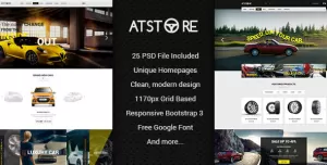 ATStore - Multipurpose eCommerce PSD Template