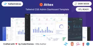 Attex - Tailwind CSS Admin & Dashboard Template