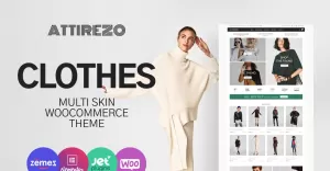 Attirezo - Clothes ECommerce Classic Elementor WooCommerce Theme
