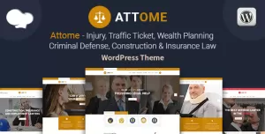 Attome  Lawyer & Attorney Responsive WordPress Theme