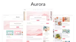 Aurora - Blog & Shop WordPress Theme