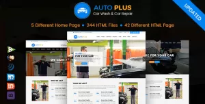 Auto Plus – Car Wash and Car Repair HTML Template