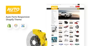 Auto Spare Parts Responsive Shopify Theme - TemplateMonster