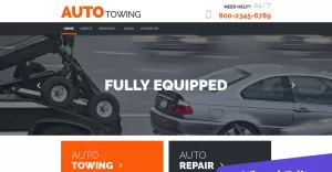 Auto Towing - Car Service Moto CMS 3 Template