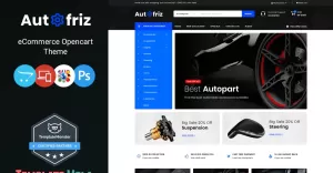 Autofriz - Auto Parts Store OpenCart Template