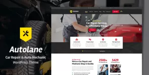 Autolane - Car Mechanic & Auto Services WordPress Theme