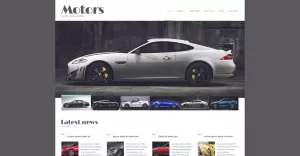 Automobile Manufacturer WordPress Theme - TemplateMonster