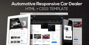 Automotive Cars Dealer Responsive HTML5/CSS3