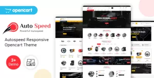 AutoSpeed - Auto Parts and Tools Shop OpenCart Theme
