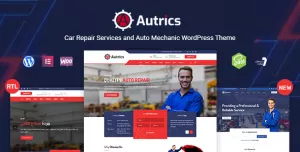 Autrics  Car Services and Auto Mechanic WordPress Theme