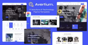 Avertium - IT Solutions & Technology Figma Template