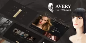 Avery  Hair Wig, Extension Shopify Theme