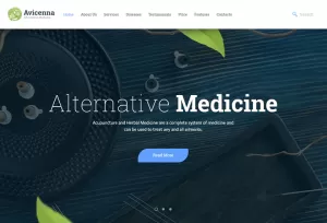 Avicenna - Alternative Medicine WordPress Theme