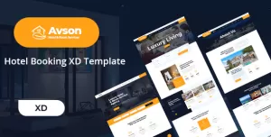 Avson - Hotel Booking XD Template
