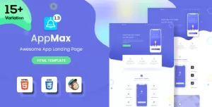 Awesome App Landing Page - AppMax