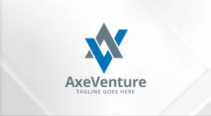 Axe - Ventura - Letters AV / VA Logo - Logos & Graphics