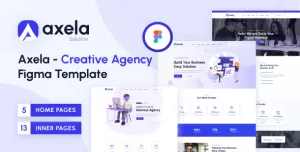 Axela - Creative Agency Figma Template