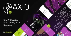Axio - Coming Soon HTML Template