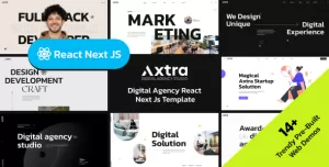 Axtra  Digital Agency React Nextjs Template