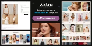 Axtra  eCommerce React Next js Template