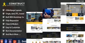 B Construction - Building Company HTML