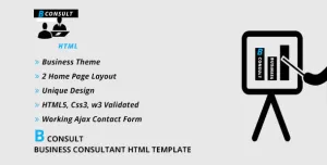 B CONSULT - Business Consultant HTML Template