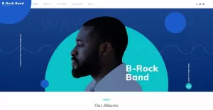 B-Rock Band - Music Band Multipage Creative HTML Website Template