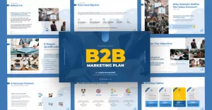 ﻿B2B Marketing and Sales Keynote Template - TemplateMonster