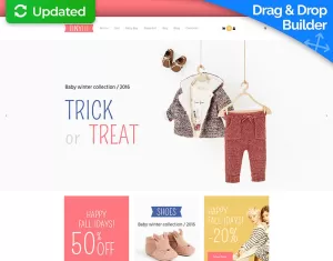 Baby Store Responsive MotoCMS Ecommerce Template