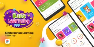 Back2School  Kids Learning App Figma Template