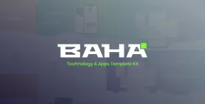 Baha - Apps Landing Elementor Template Kit