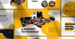 Bakery Cafe Presentation PowerPoint template