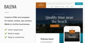 Balena - Hotel HTML Site Template