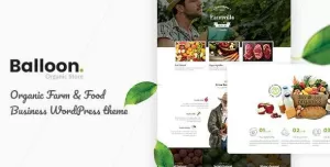 Balloon  Organic Farm & Food Business WordPress Themes