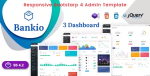 Bankio - Bootstrap 4 Admin Dashboard & WebApp Templates