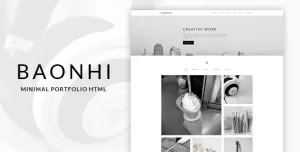 BaoNhi - Minimal Portfolio & Blog HTML