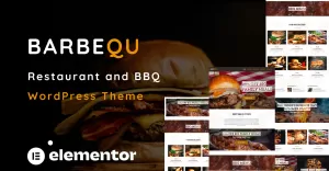 Barbequ - BBQ and Restaurant One Page WordPress Theme