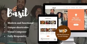 Basil  Cooking Classes and Workshops WordPress Theme