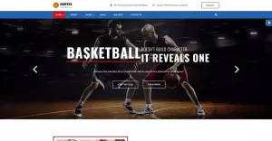Basketball Responsive Joomla Template - TemplateMonster