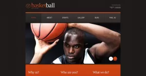 Basketball Responsive WordPress Theme - TemplateMonster