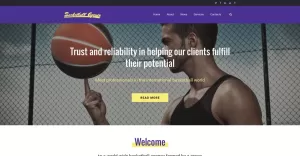 Basketball Website Template