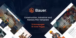 Bauer - Construction PSD Template