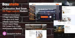 Baustelle - Construction Real Estate Multi Purpose