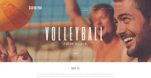 Beach Volleyball Club WordPress Theme - TemplateMonster