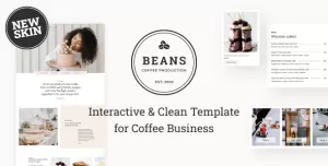 Beans - Coffee Shop Website Template